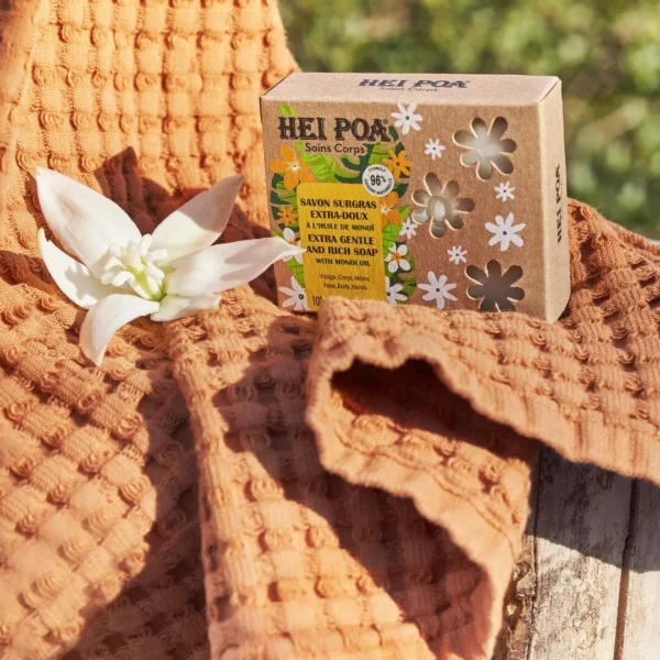 PHOTOS DROITS GERES Savon solide surgras Extra-doux Monoï Hygiène corps