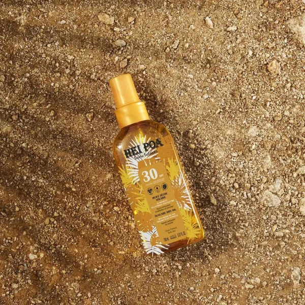 PHOTOS DROITS GERES Huile Solaire Monoï SPF30 Solaire