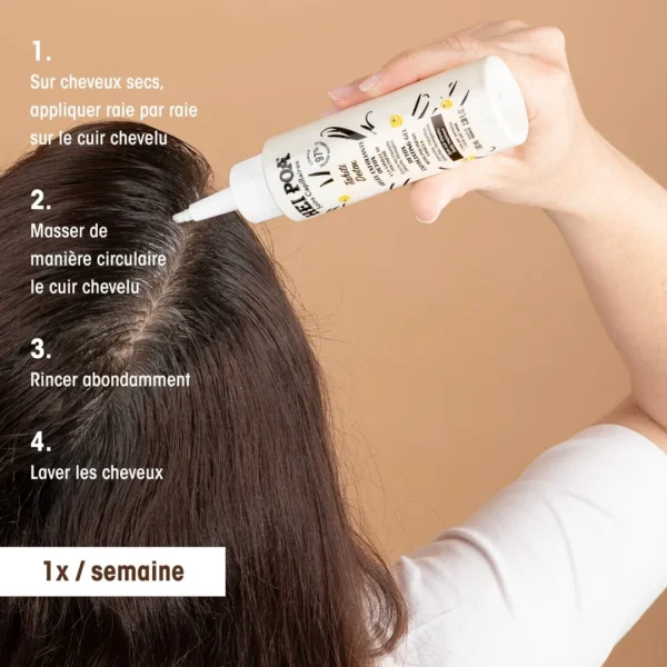 HEI POA Gelée exfoliante avant shampoing Soin cheveux